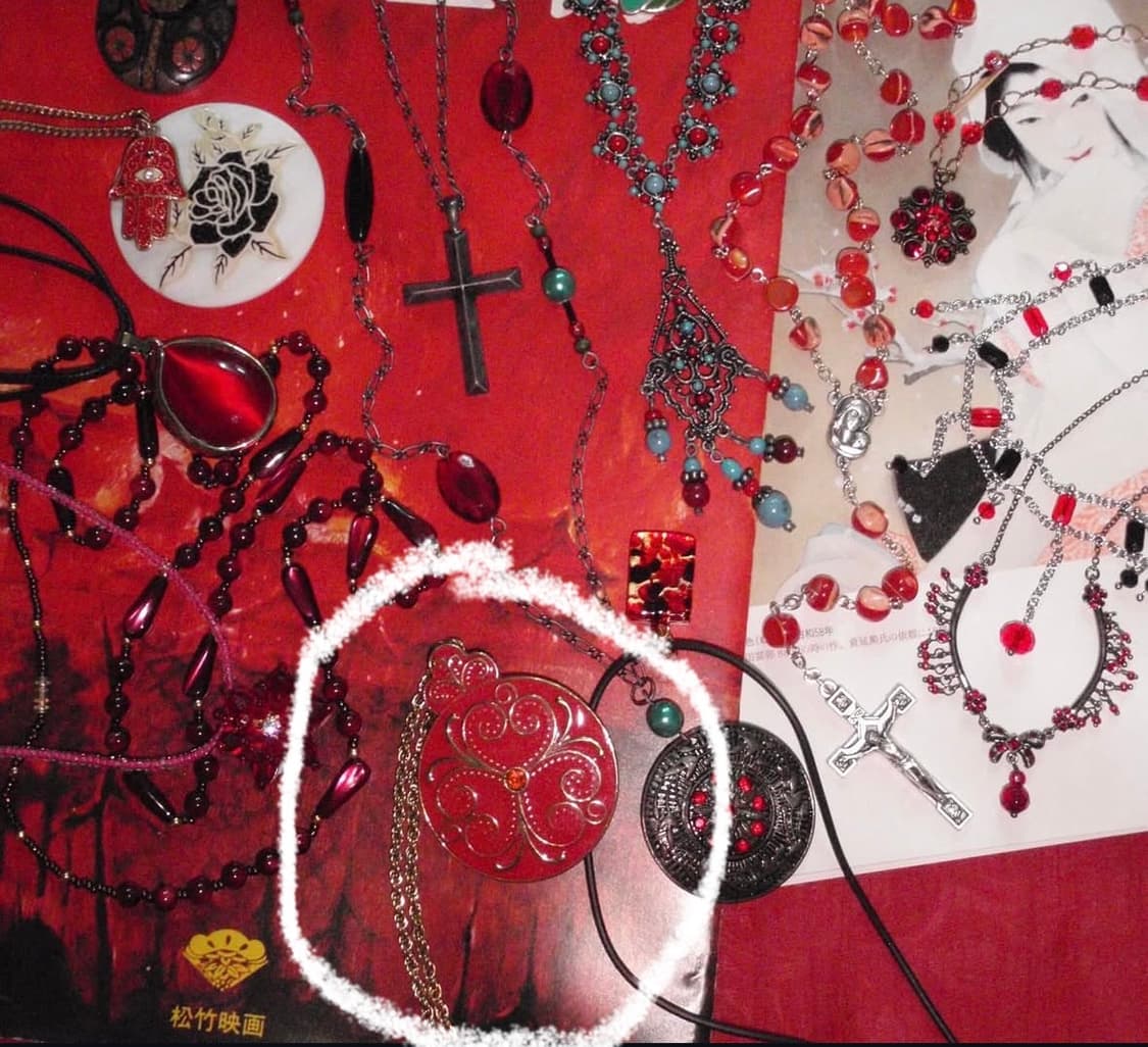 오리엔탈 일본 요괴 /oriental mood/jp vintage 레테 상품이미지1