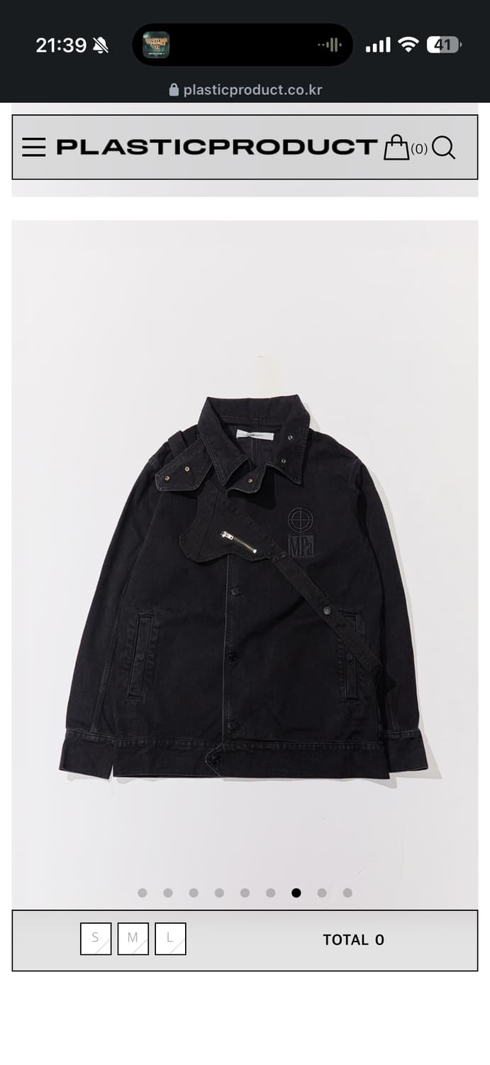 S) 플라스틱프로덕트 컴벳 자켓 블랙 상품이미지1