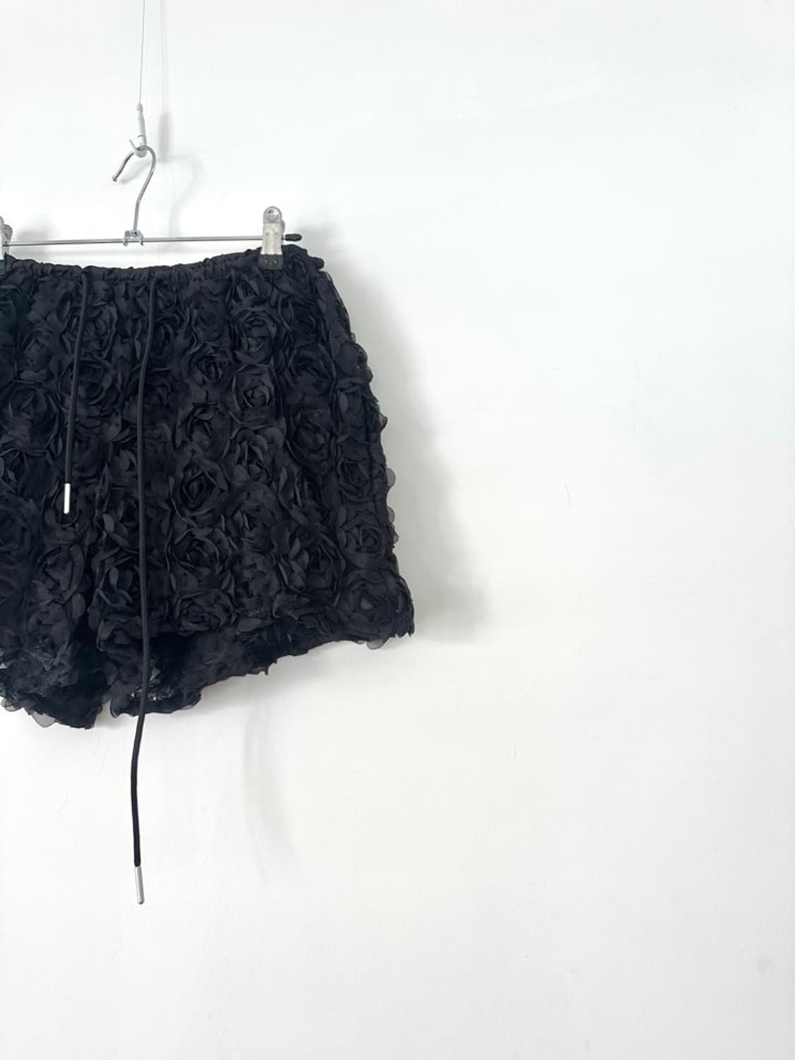 Rose point short pants / black 상품이미지3