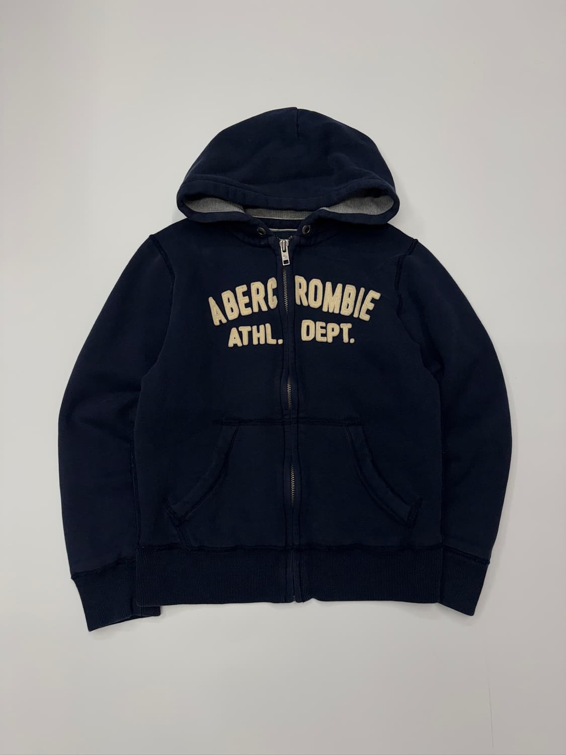 Abercrombie&Fitch 아베크롬비앤피치 빈티지 아치로고 후드집업 상품이미지2