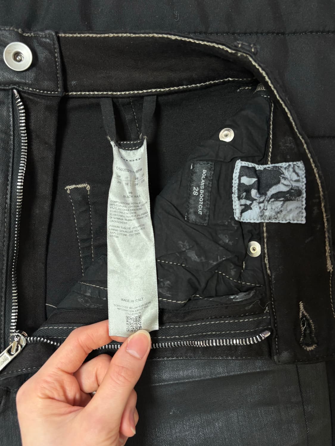 [w28] 24fw 릭오웬스 볼란 부츠컷 sbw 상품이미지9