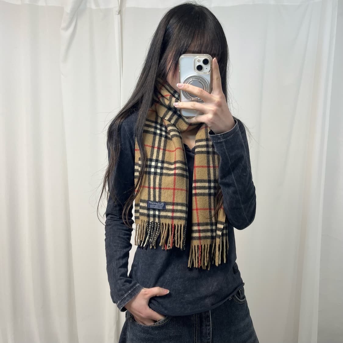 Burberry Nova Check Lambswool Muffler 상품이미지1