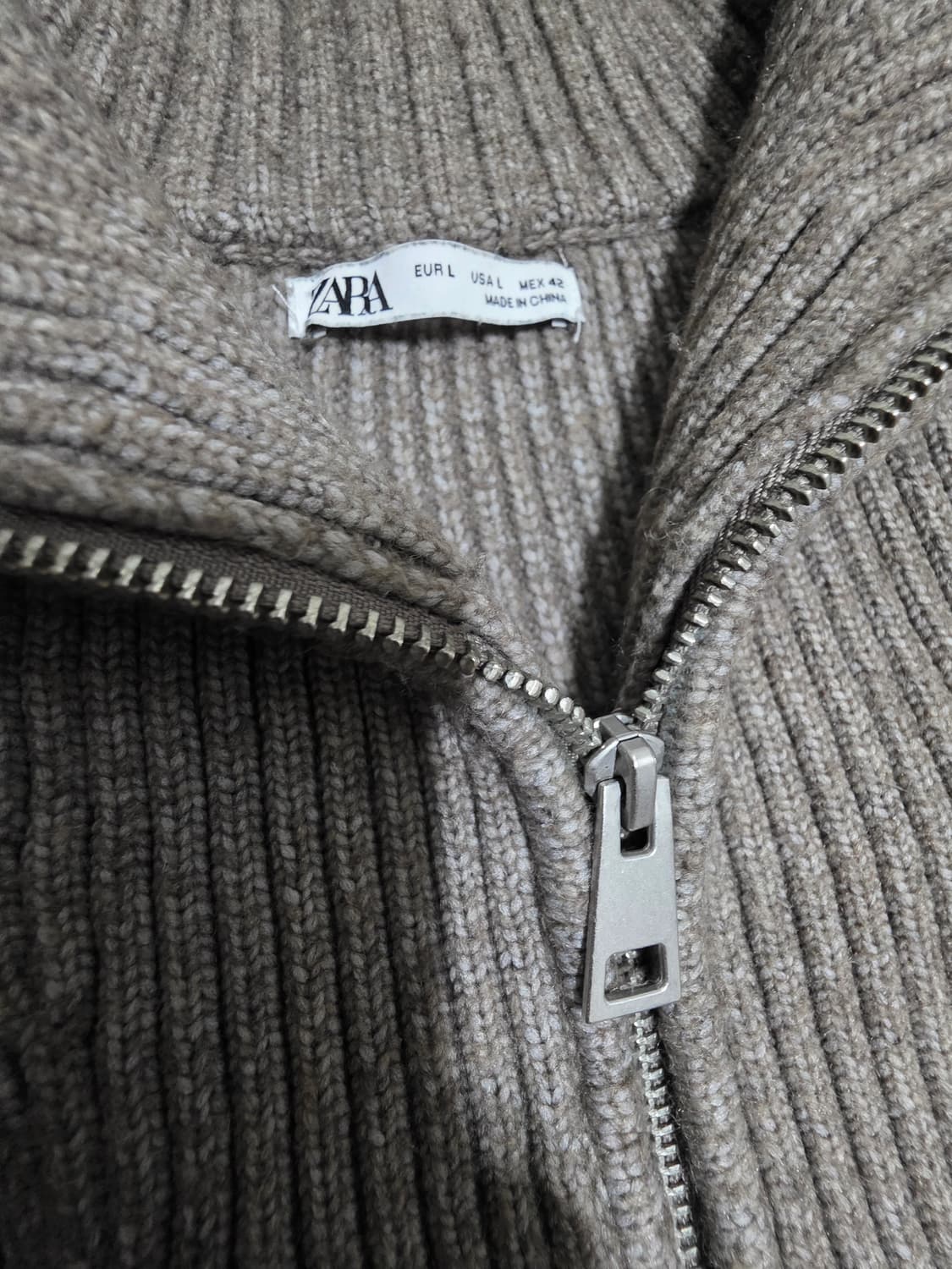 자라 니트 반집업  상품이미지3