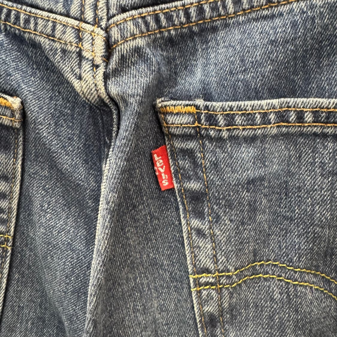 90s 리바이스 505 데님 팬츠 일자핏 중청 상품이미지9