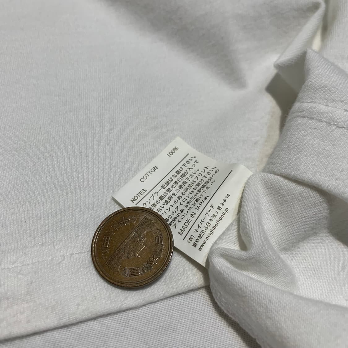 S) 네이버후드 박스로고 라운드넥 반팔 티셔츠 상품이미지6