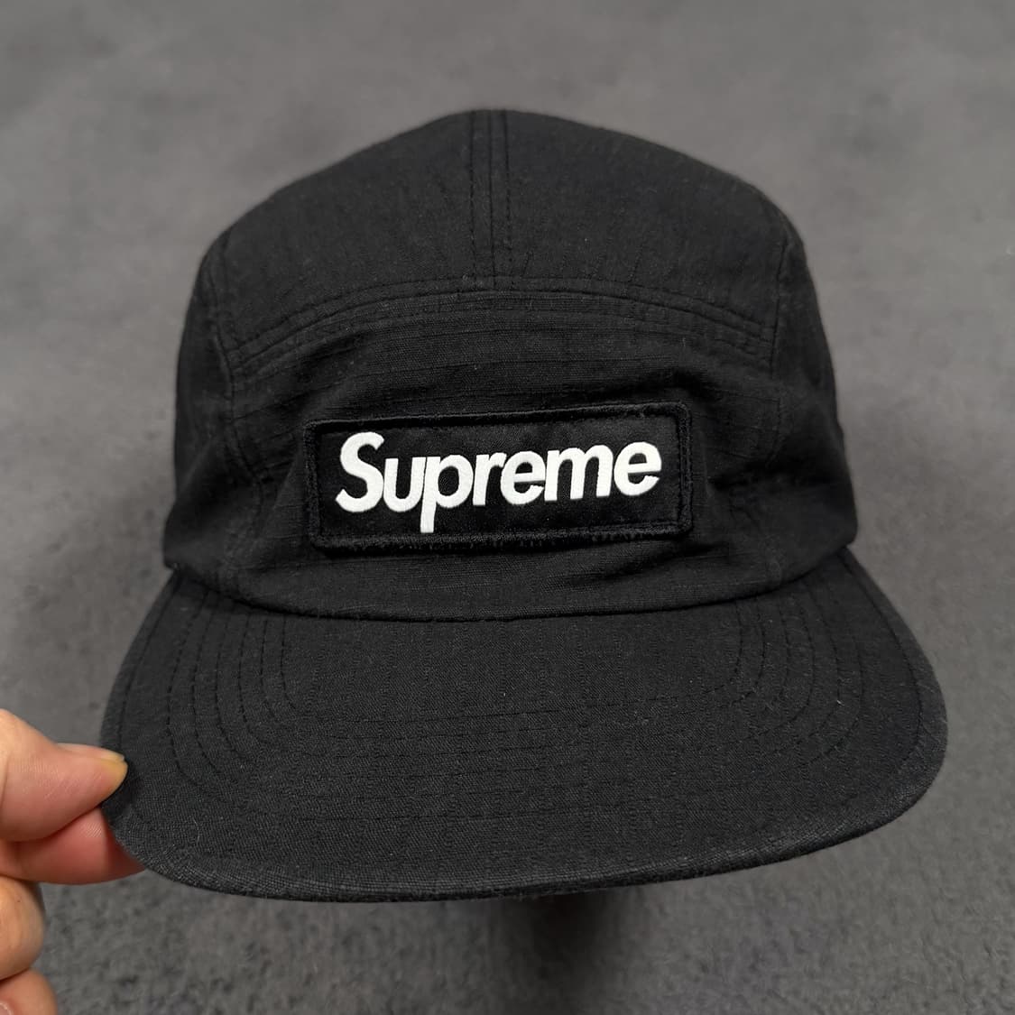 Supreme 슈프림 밀리터리 블랙 캠프캡 상품이미지2