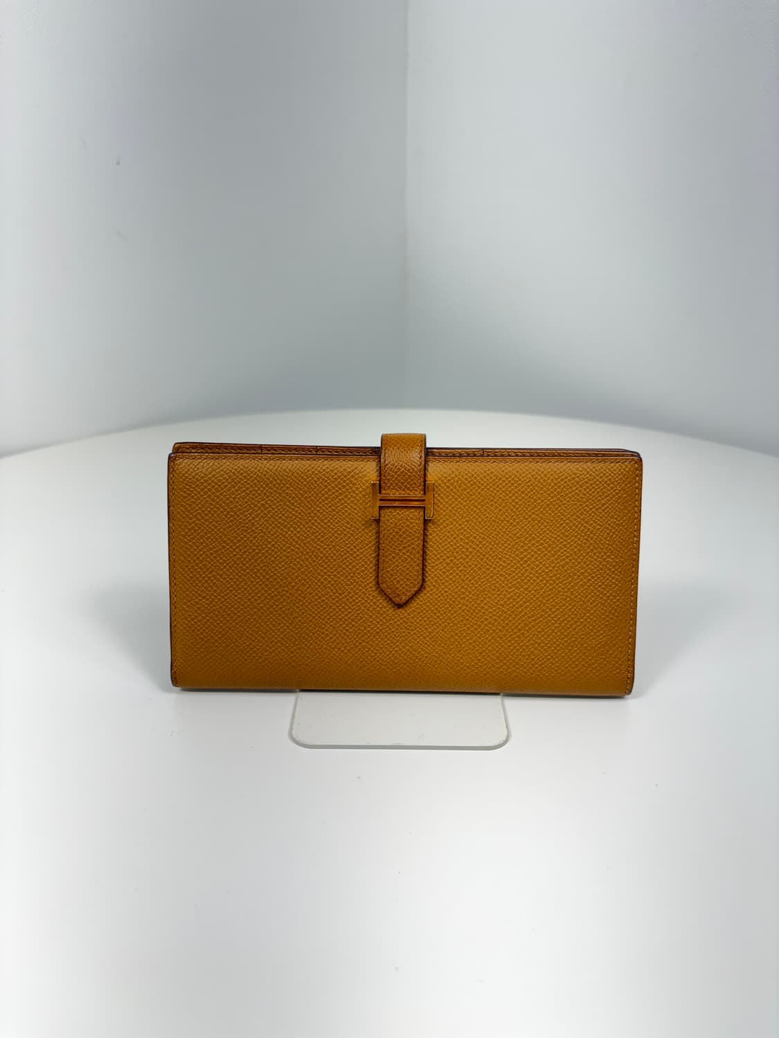 에르메스 베안 장지갑 비스킷 금장 Y각인 상품이미지1