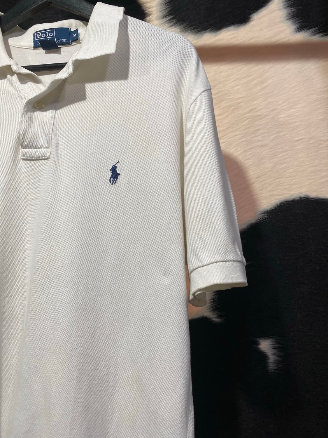 Polo Ralph Lauren 화이트 베이직 로고 반팔 티셔츠 상품이미지4