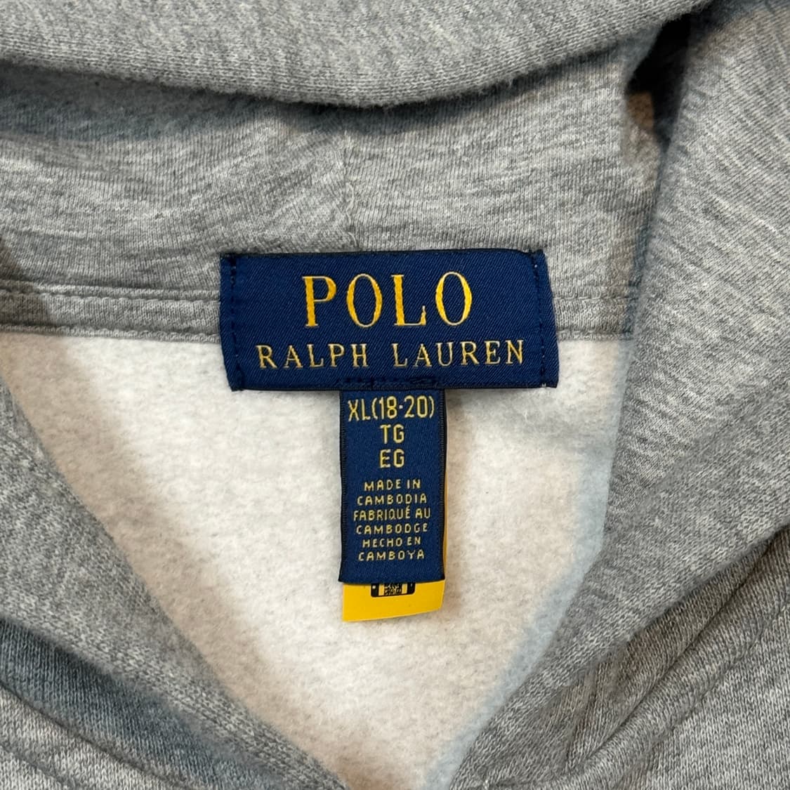 여L) 폴로 랄프로렌 그레이 후드 집업 신형 큐알탭 상품이미지7