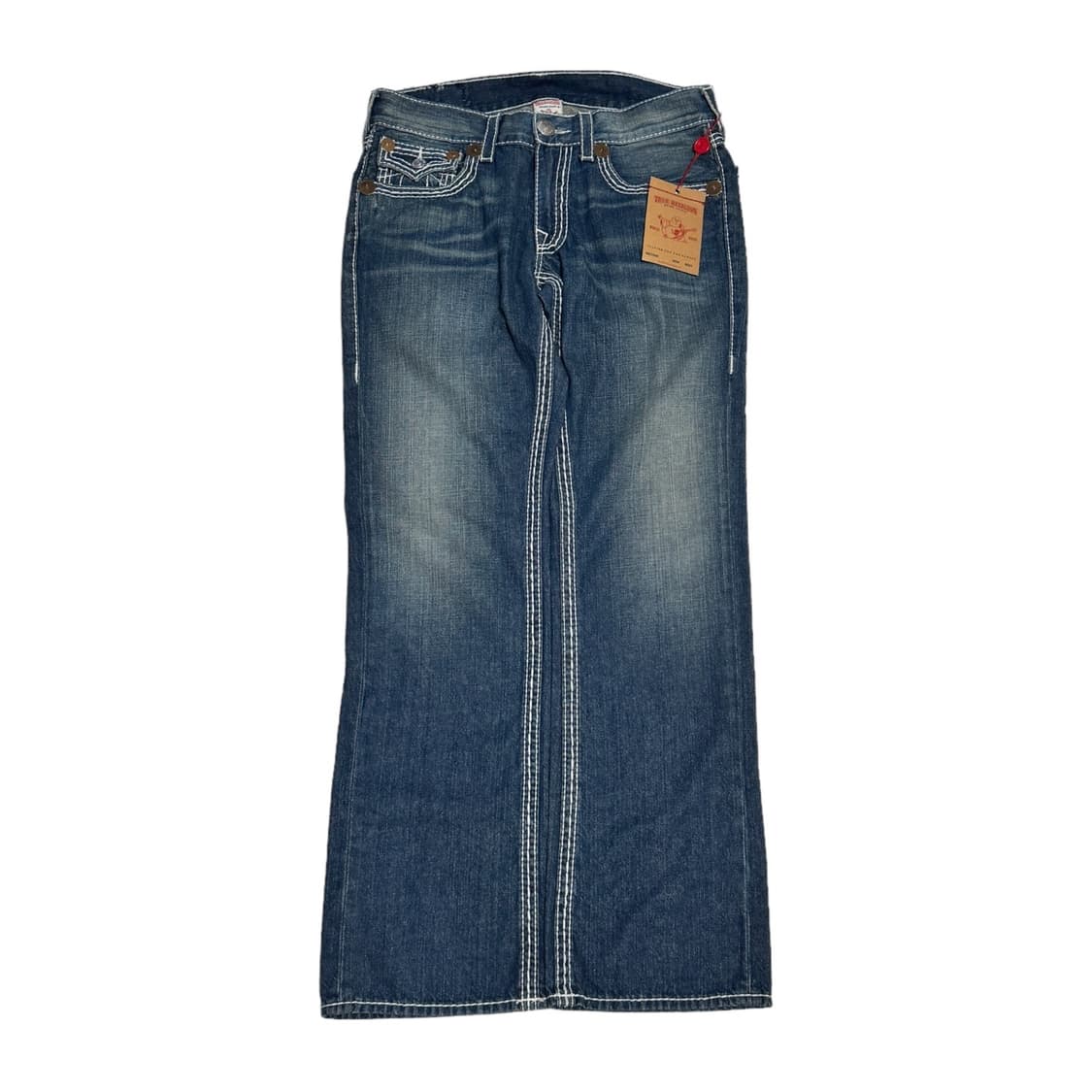 새상품 트루릴리전 희귀 리키 USA 스티치 데님팬츠 상품이미지3