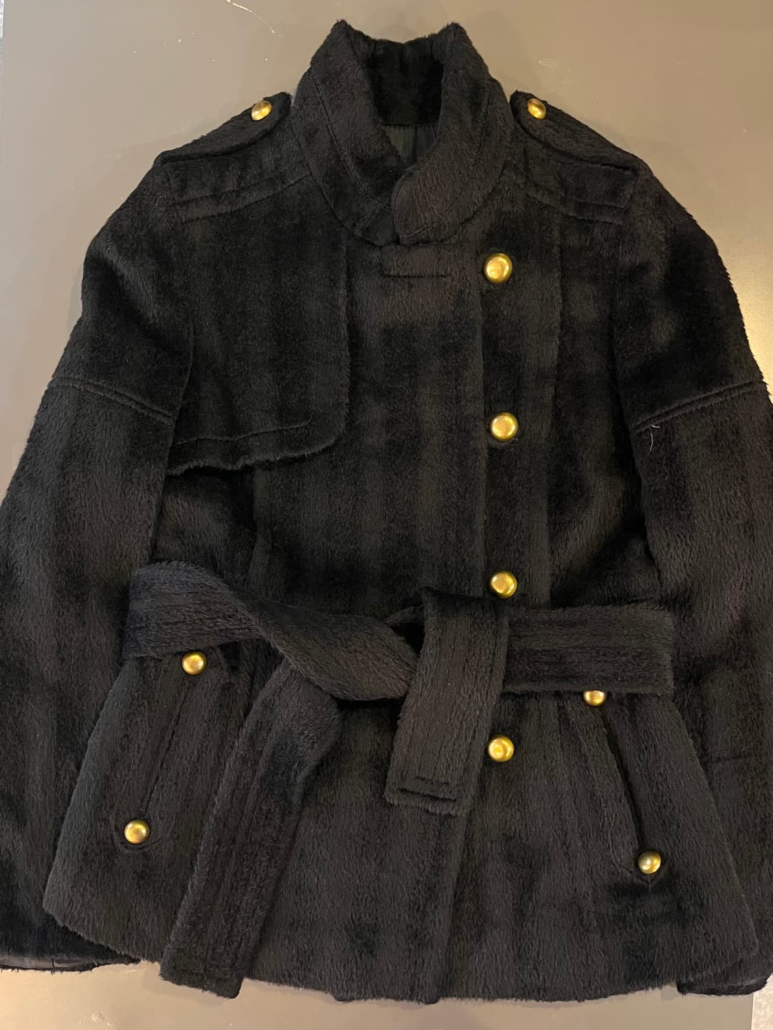 타임 베이비 라마 하프코트 (이탈리아 원단)  상품이미지4