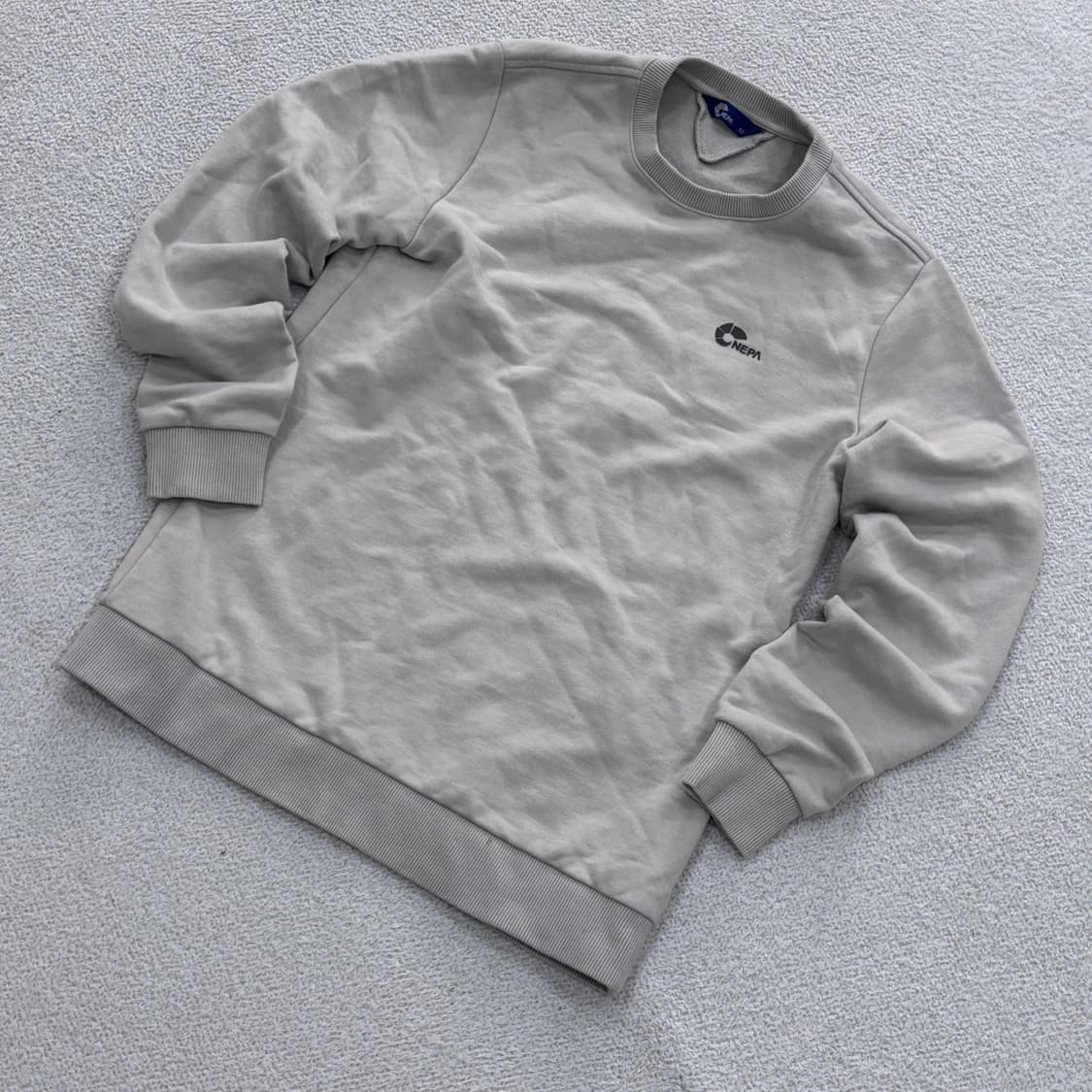 90 네파 스몰로고 맨투맨 티셔츠 0408E1 상품이미지1