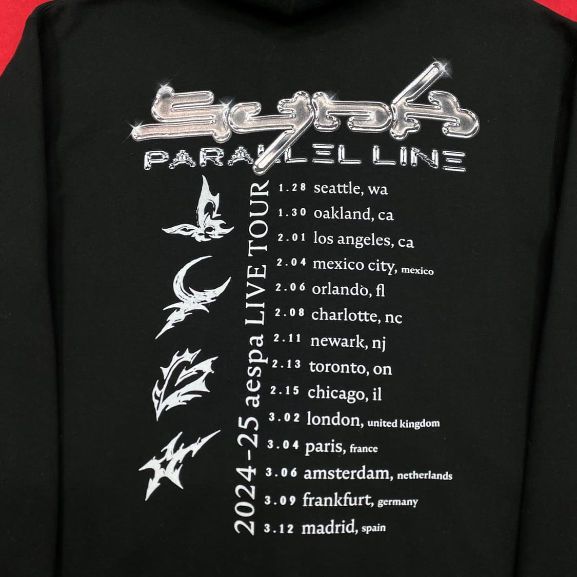 에스파 24-25 싱페어 월드투어 후드집업 L 상품이미지4