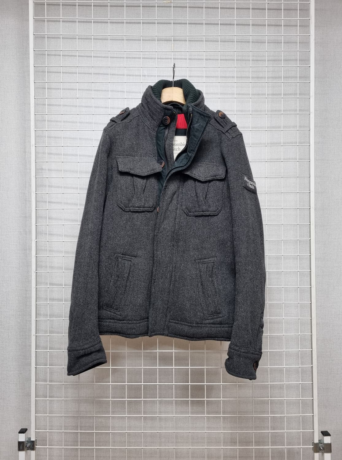 아베크롬비 남성 누빔 집업자켓 상품이미지1