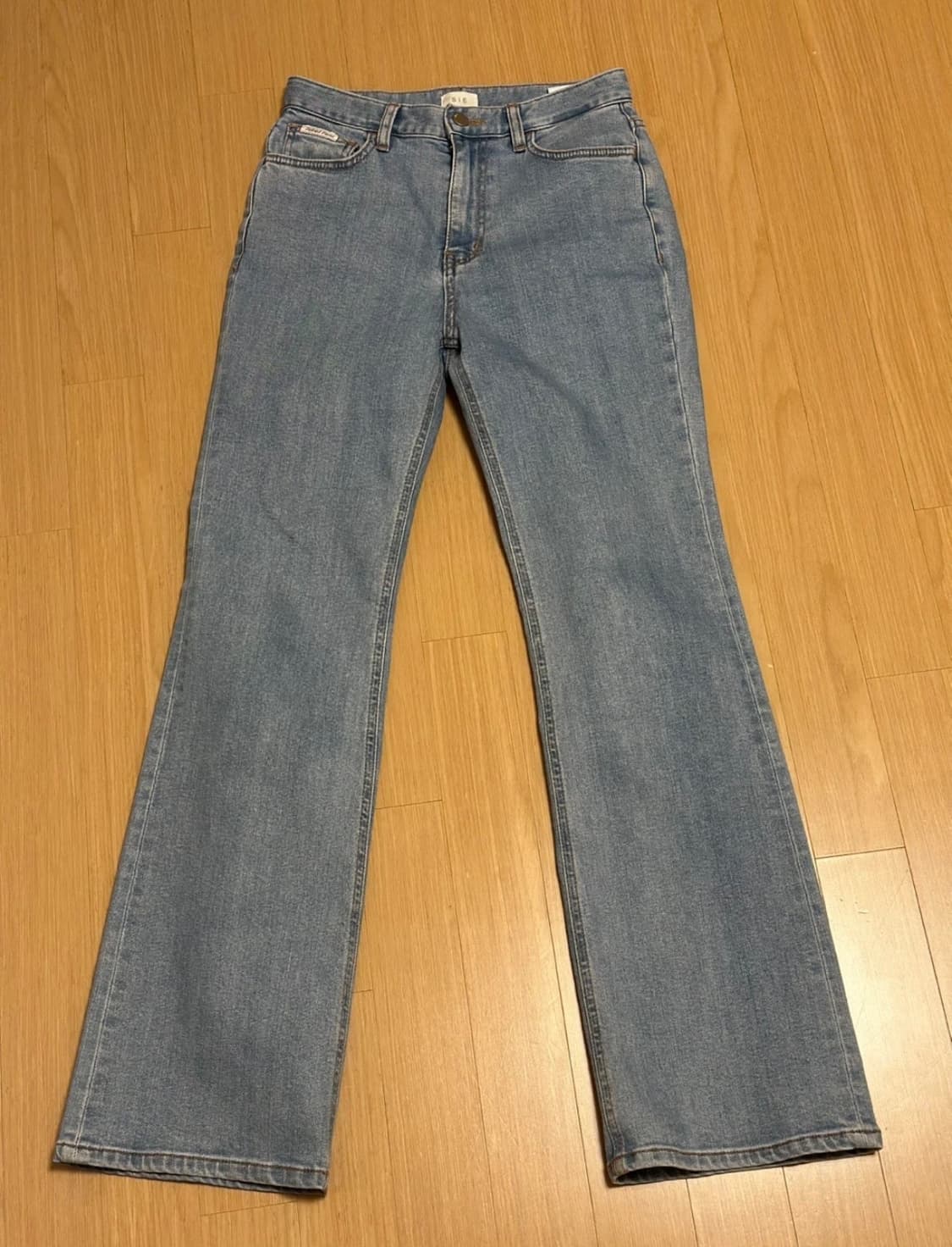 시에 SIE 버킨 세미 부츠컷 데님 롱 S 상품이미지3