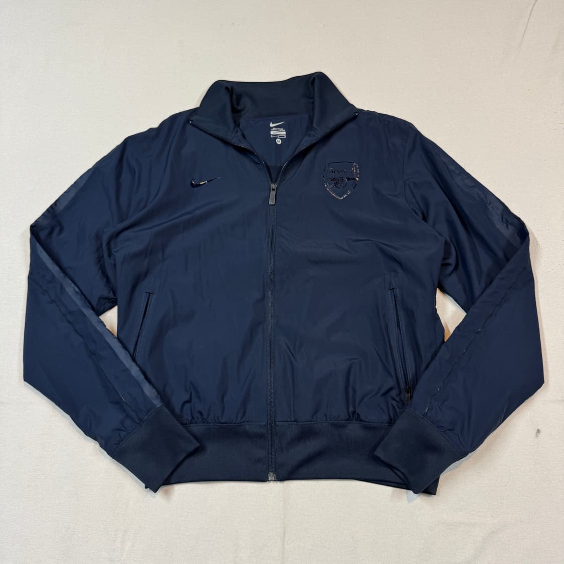 M) 아스날 바람막이 집업 점퍼 네이비 상품이미지1