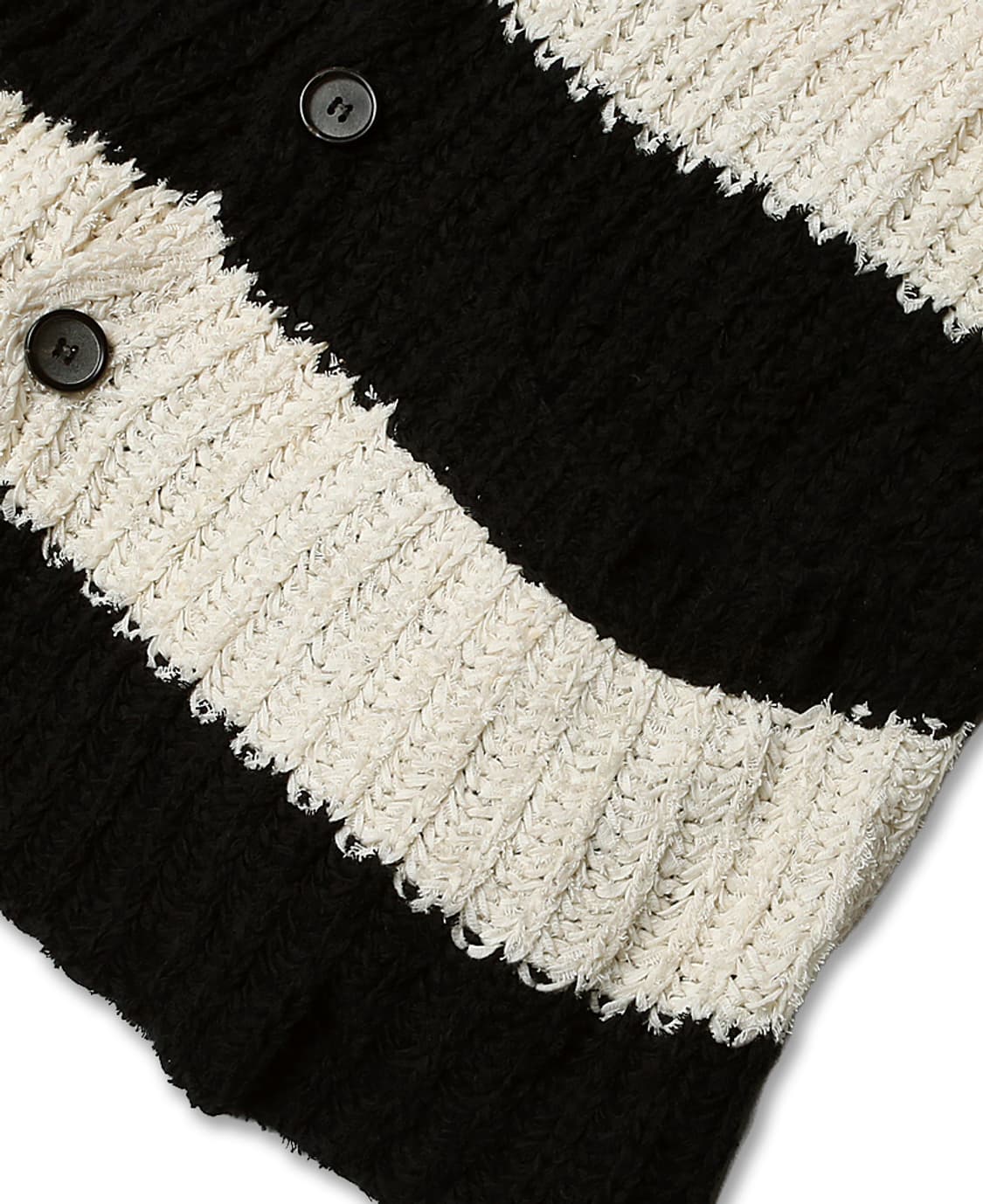 로베르토 콜리나 [Roberto Collina] 아이보리 블랙 댄디가디건 상품이미지3