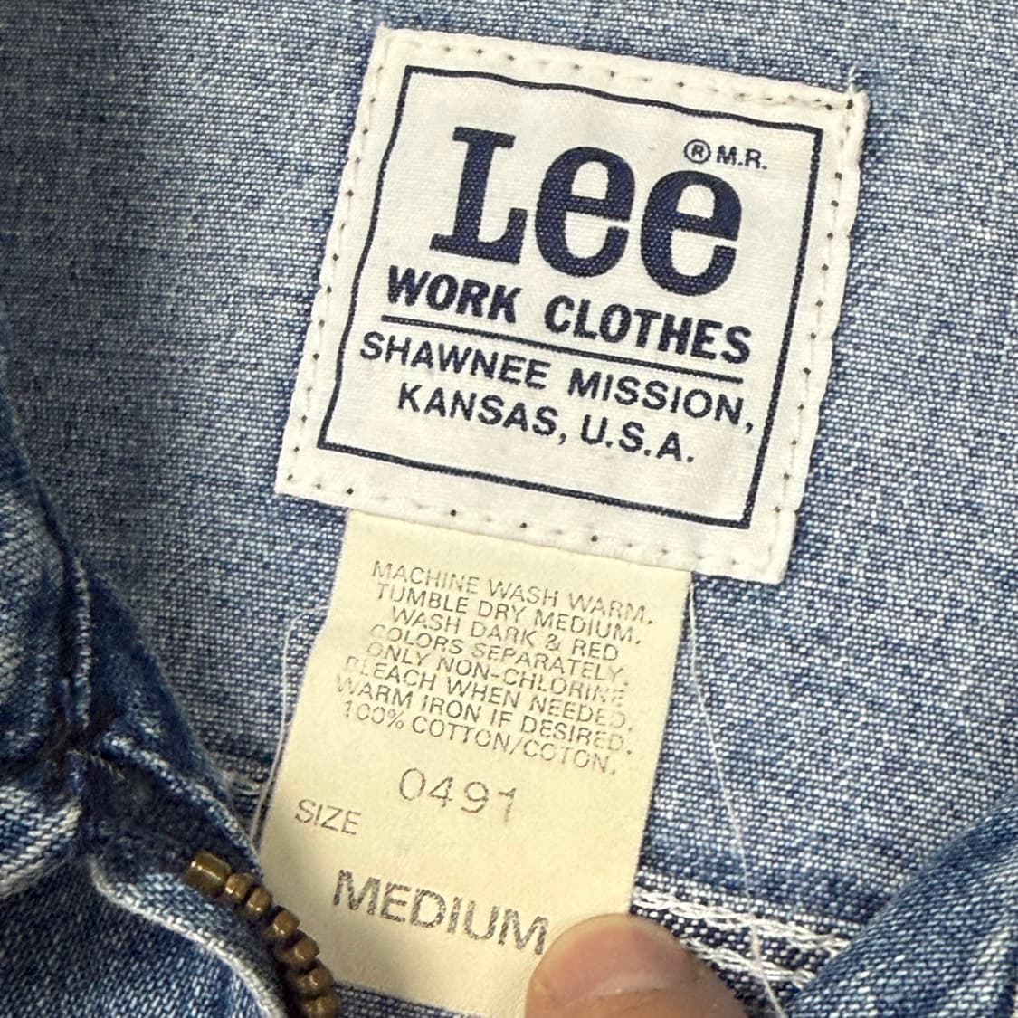 (103) 리 재팬 91B 데님 자켓 상품이미지6