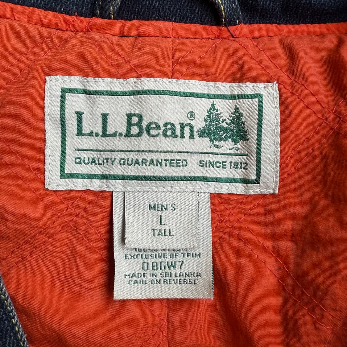 LLBean 데님 자켓 상품이미지3