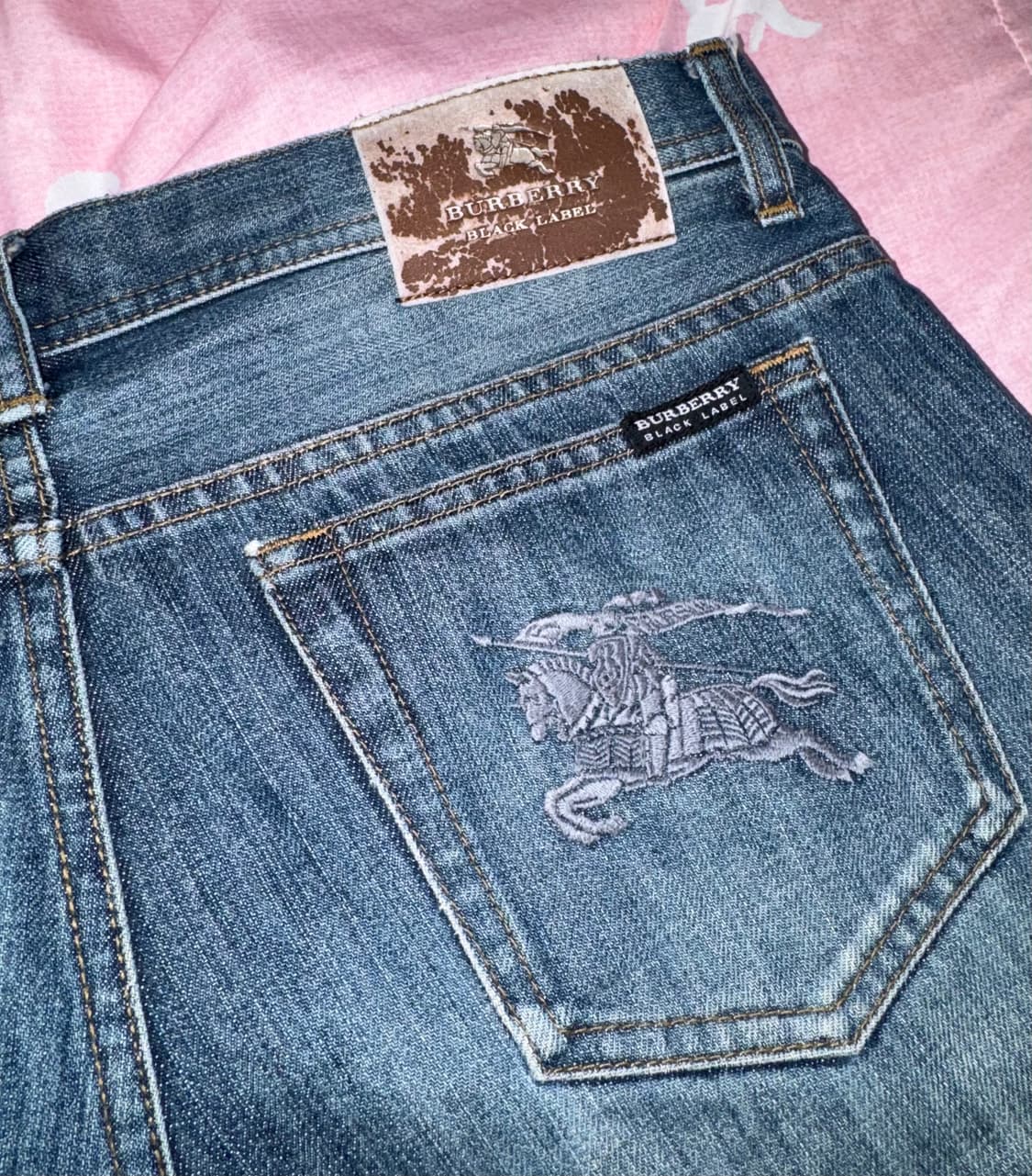 버버리 블랙라벨 슬림스트레이트 데님 팬츠 상품이미지7