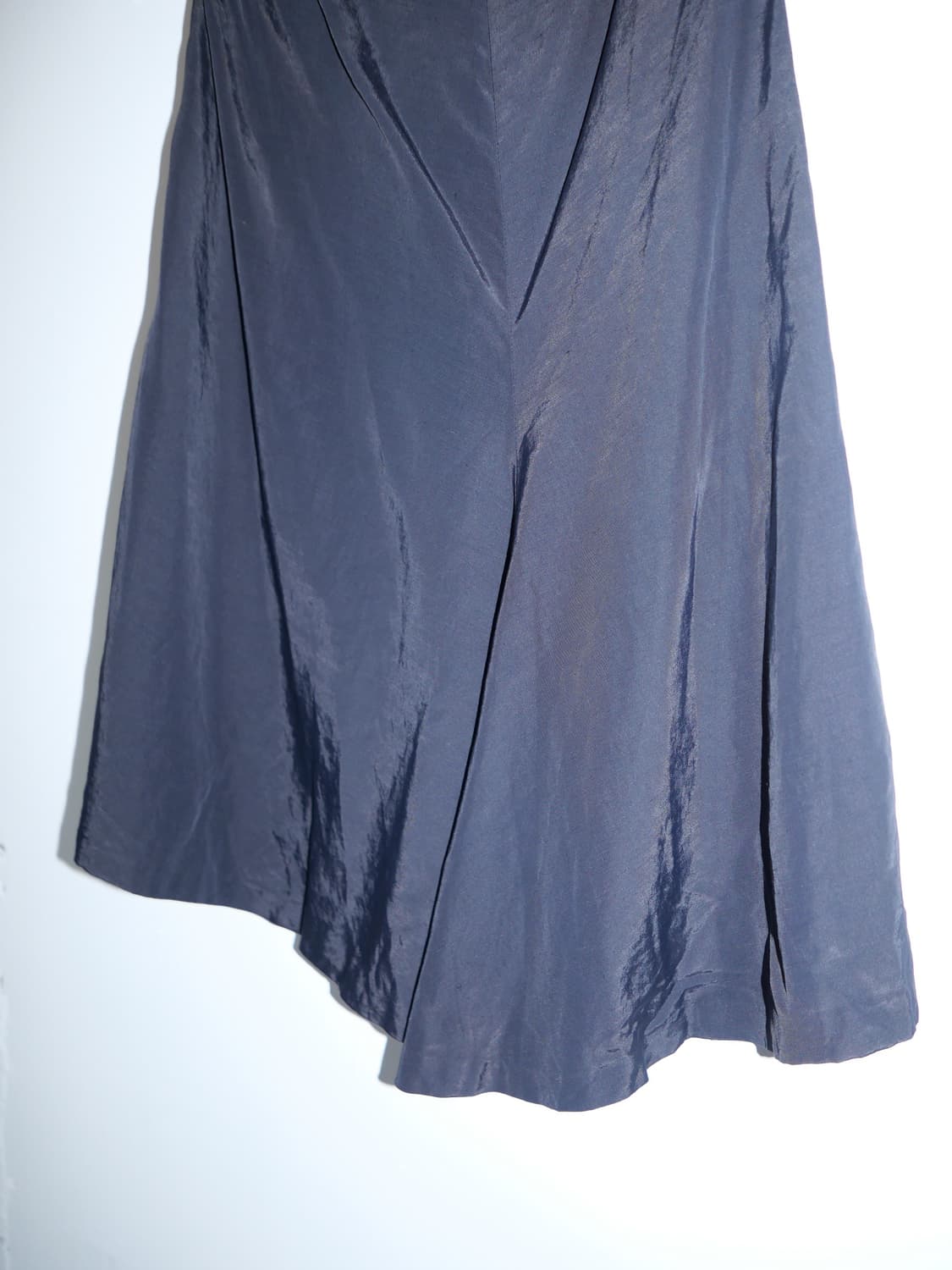 martine sitbon 90s nylon asymmetrical sk 상품이미지3