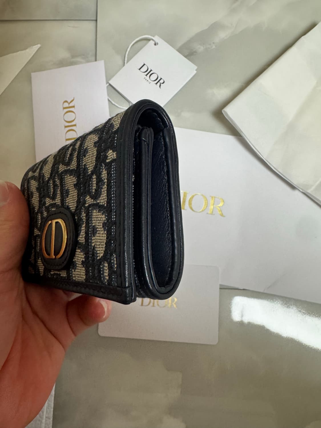 디올 몽테인 반지갑 롯데백화점 구매 상품이미지6