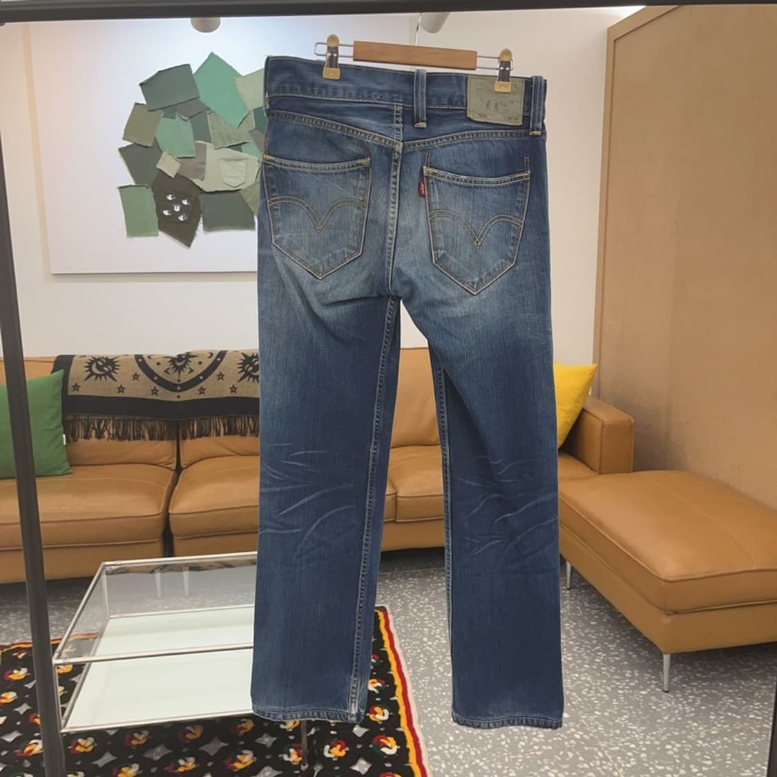 리바이스 504 빈티지 00's 워싱 데님팬츠 30인치 C06794 상품이미지4