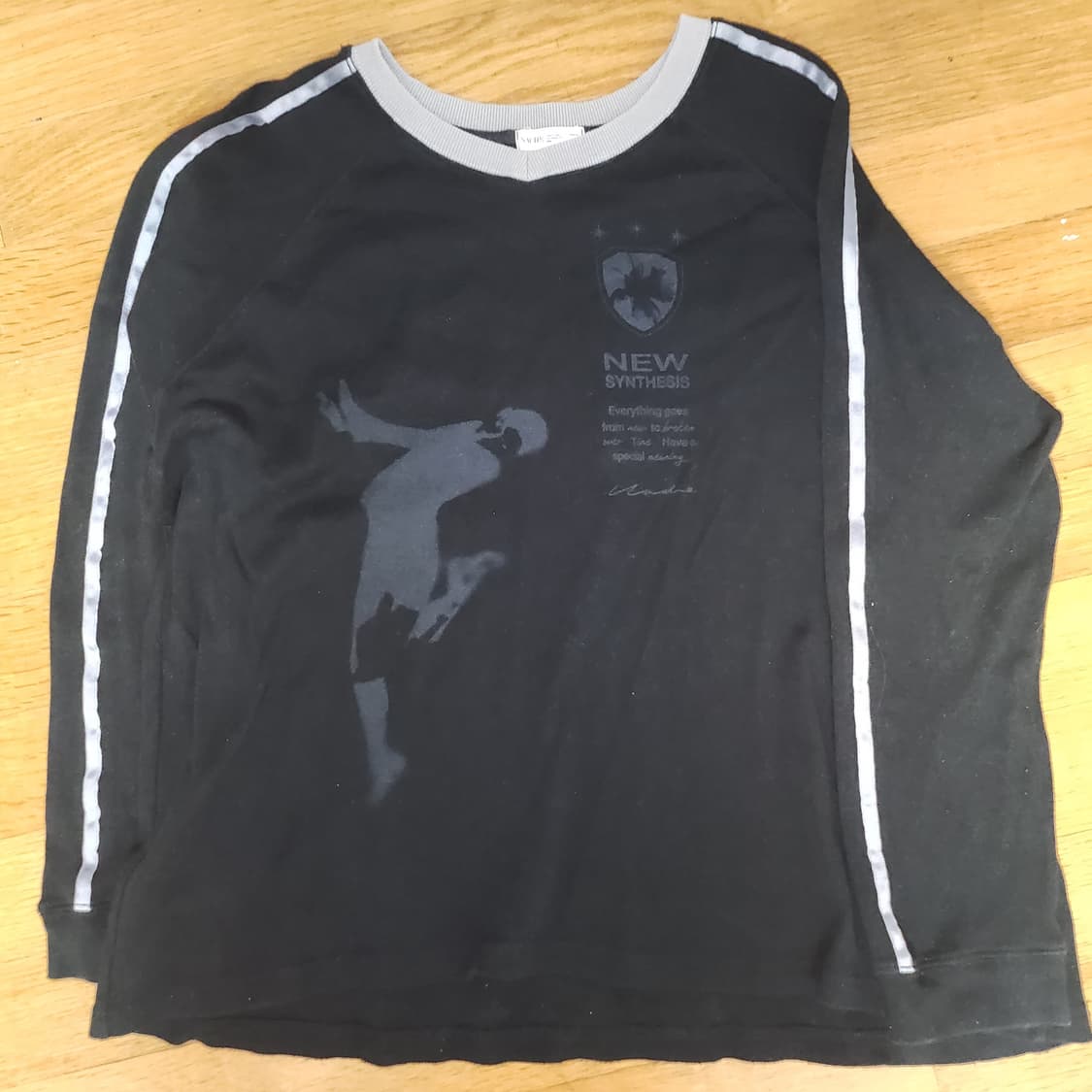 나체 스포티 트랙 롱슬리브 티셔츠 상품이미지2