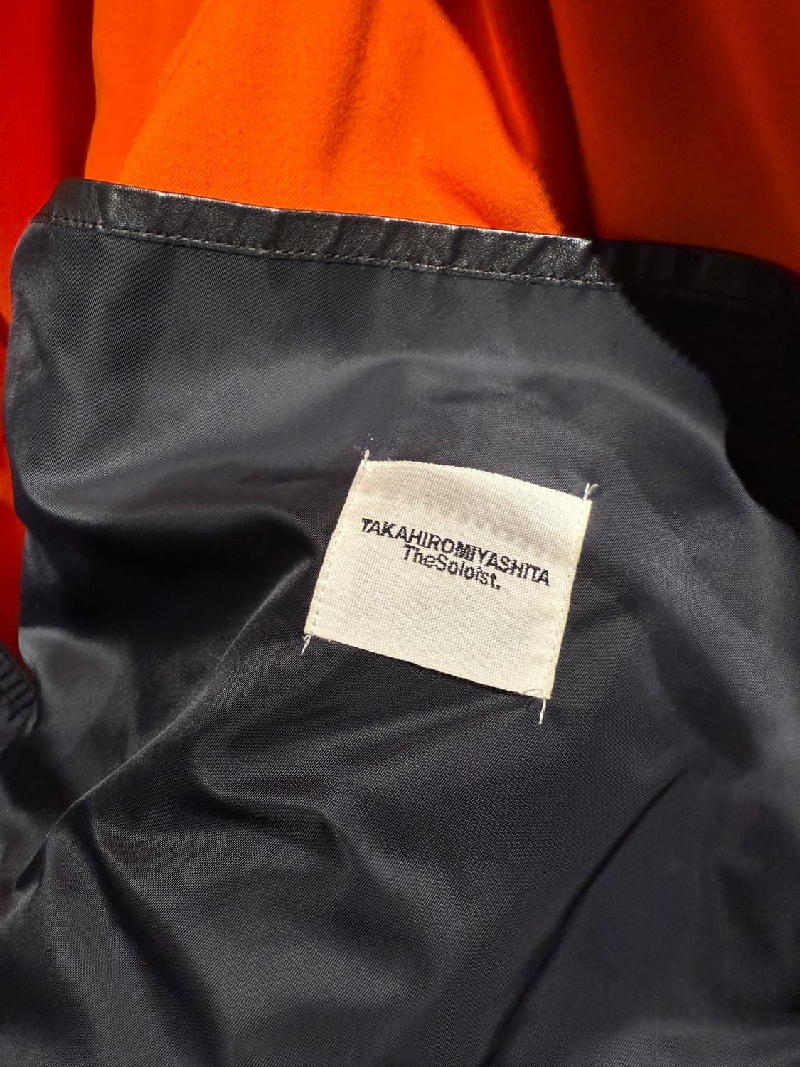 [46] 솔로이스트 이중봄버 네이비 og 상품이미지5