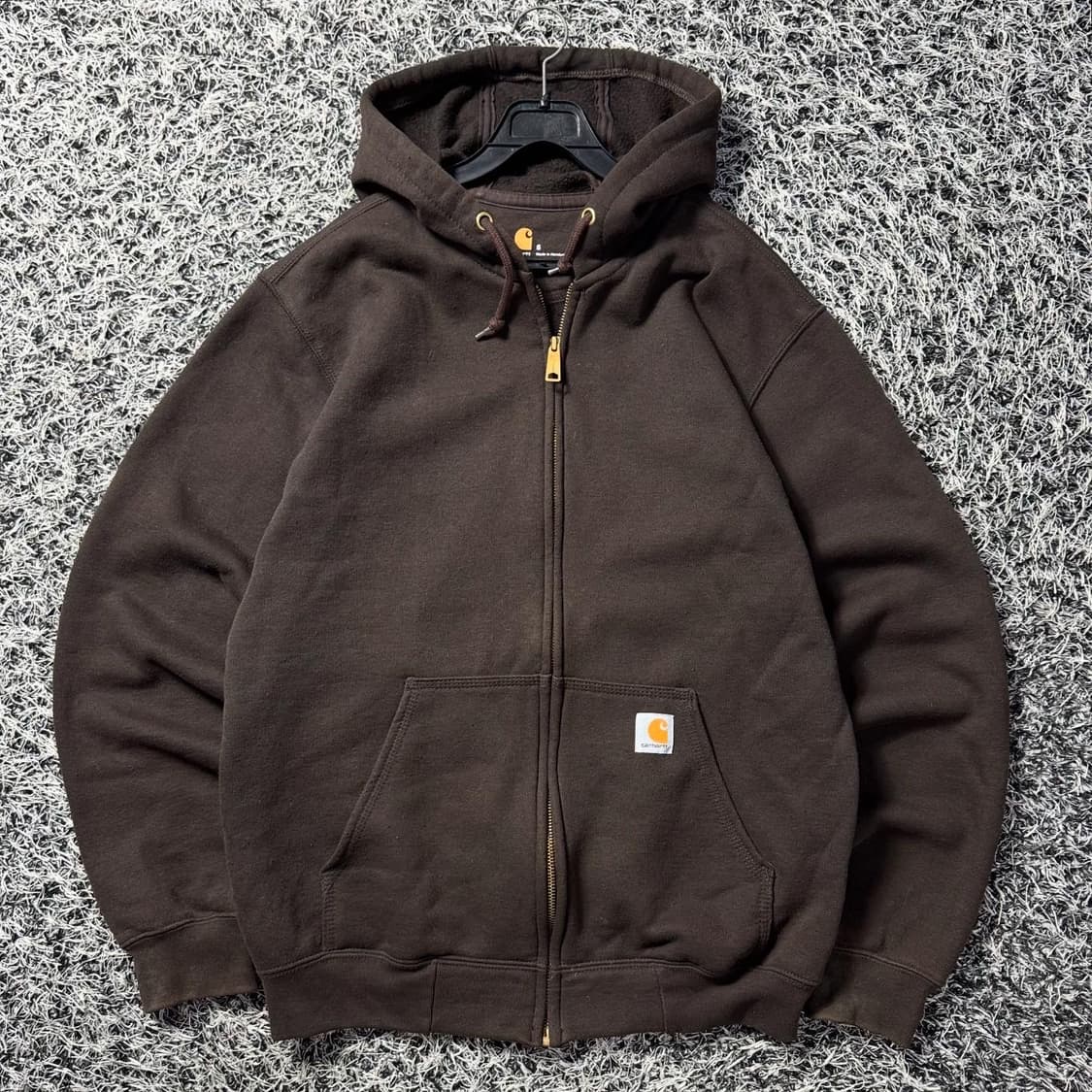 칼하트 딥브라운 후드집업 상품이미지1