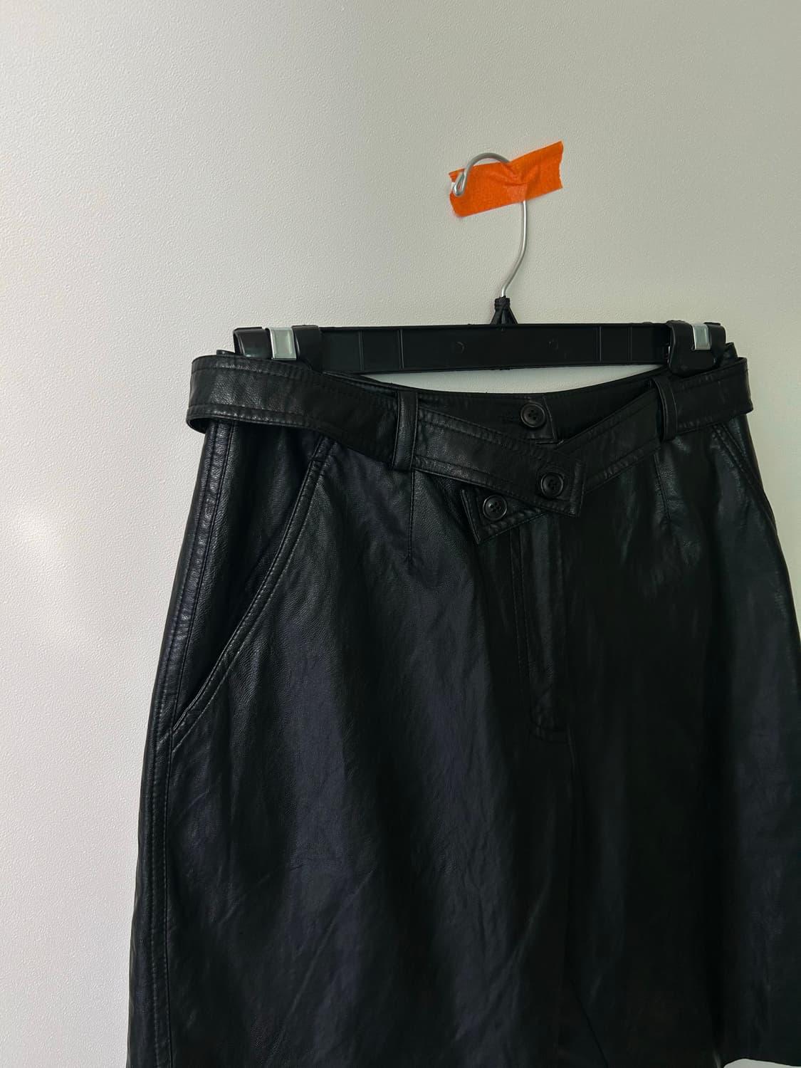 Unknown blue 언노운블루 레더 팬츠 상품이미지3