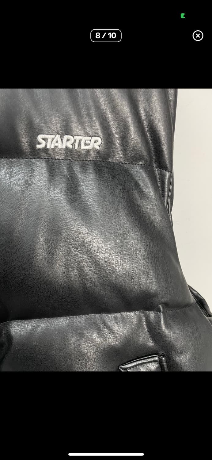 스타터 레더 다운 베스트 A3178 상품이미지8