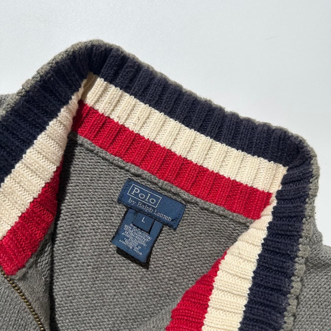 폴로 랄프로렌 빅포니 니트집업 상품이미지4