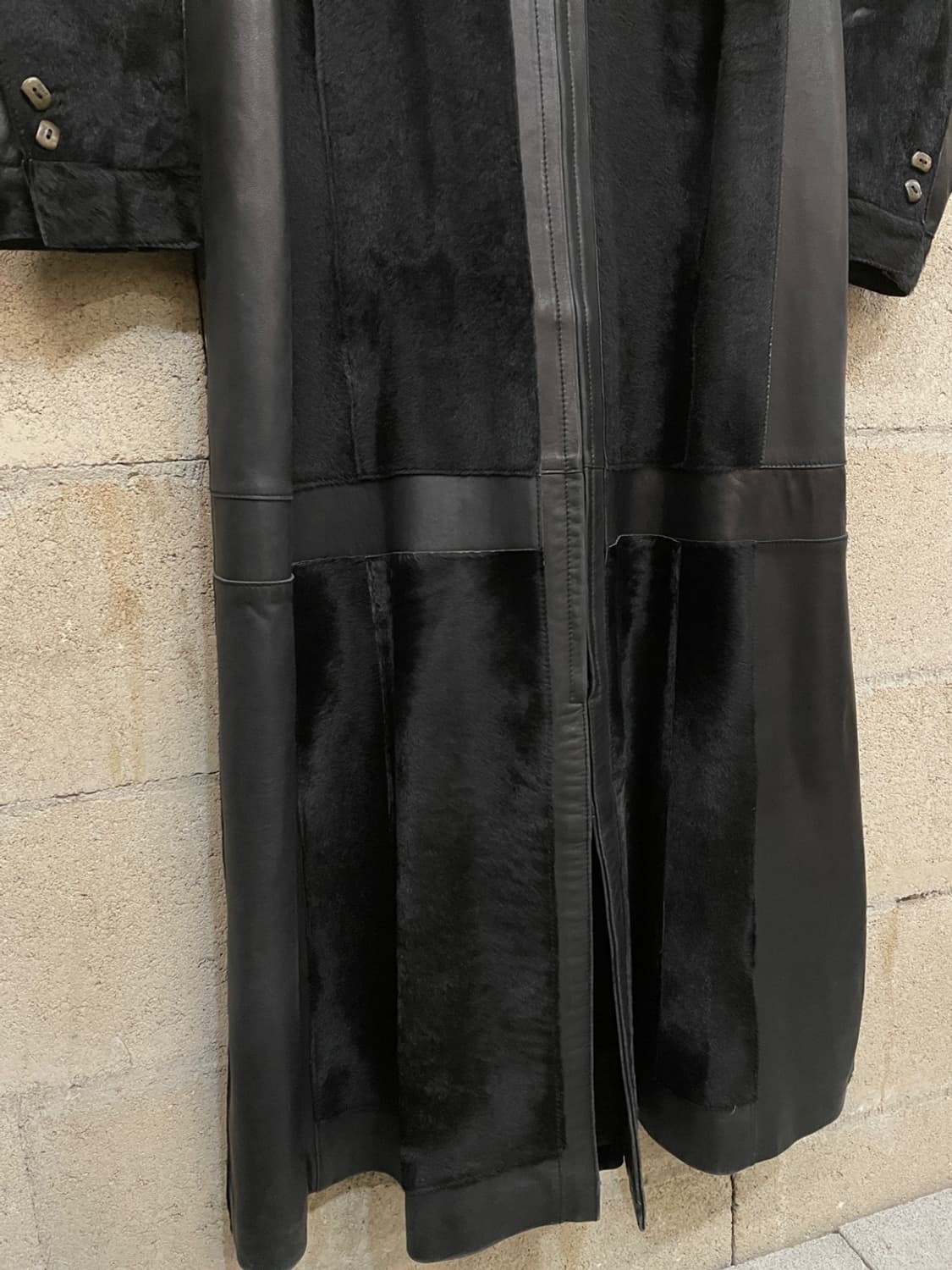빈티지 도호 양가죽 송치 롱 코트 상품이미지5