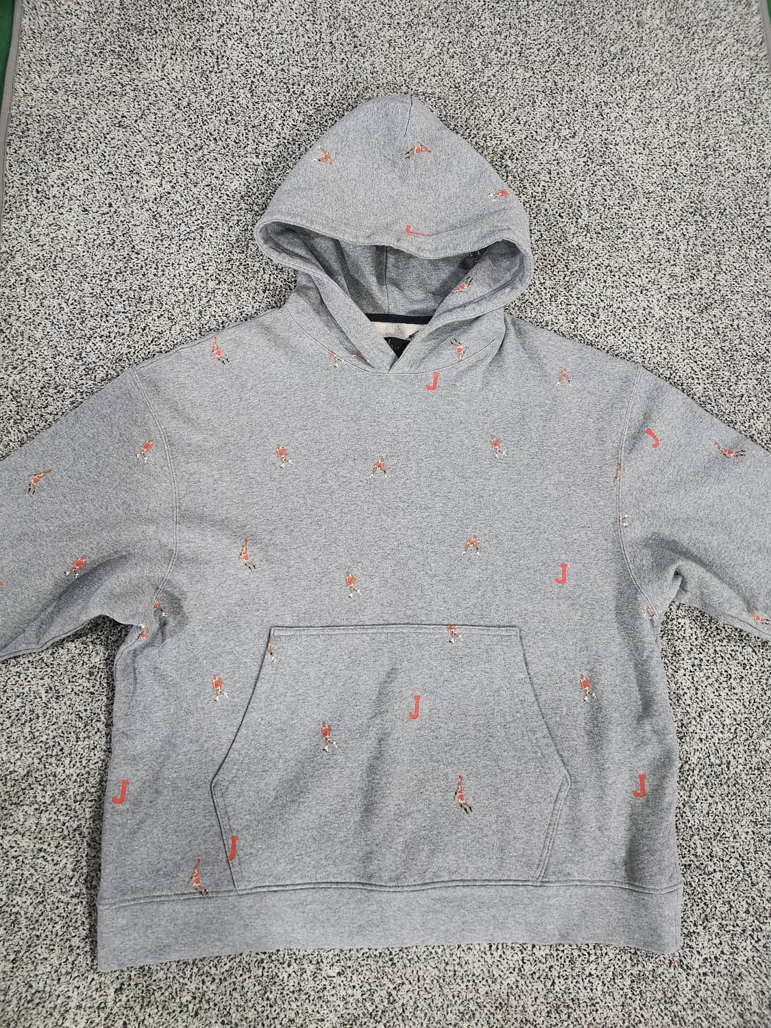 조던(Jordan) 그레이 올오버 프린트 셋업 3XL 상품이미지1