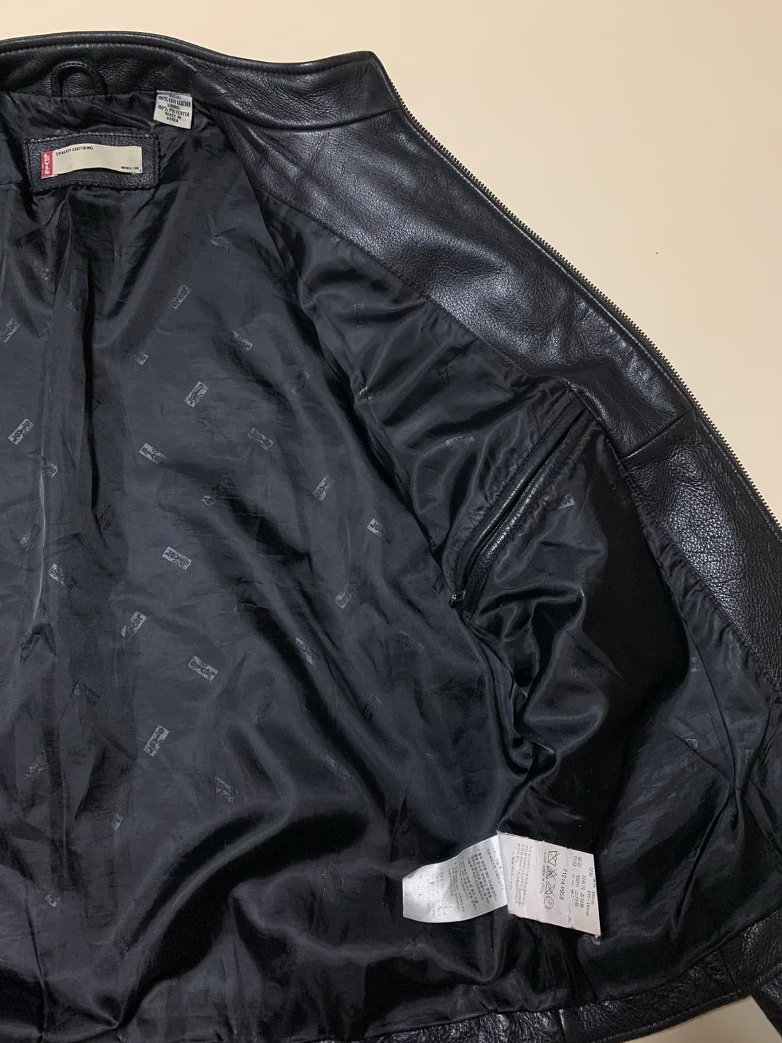 [L] 리바이스 리얼 카우 레더 자켓 상품이미지8