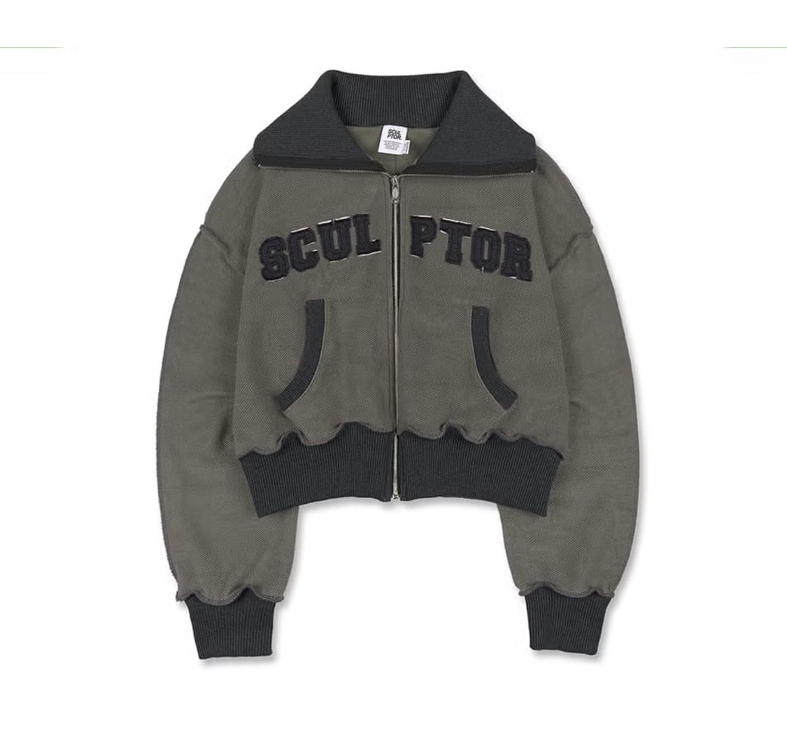 스컬프터 Inside-Out Zip-Up Ash-Reverse 상품이미지1