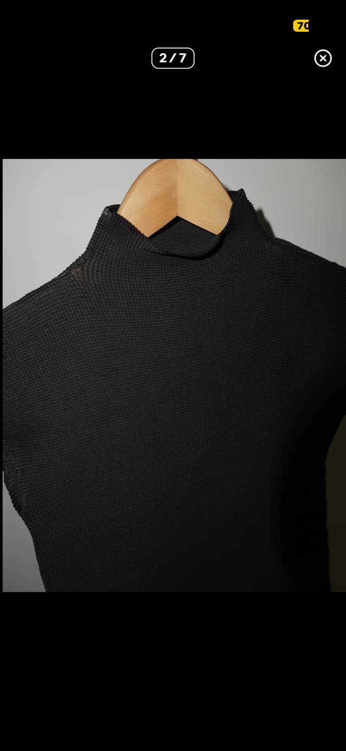 이세이미야케 High Neck Top(Black) 상품이미지2