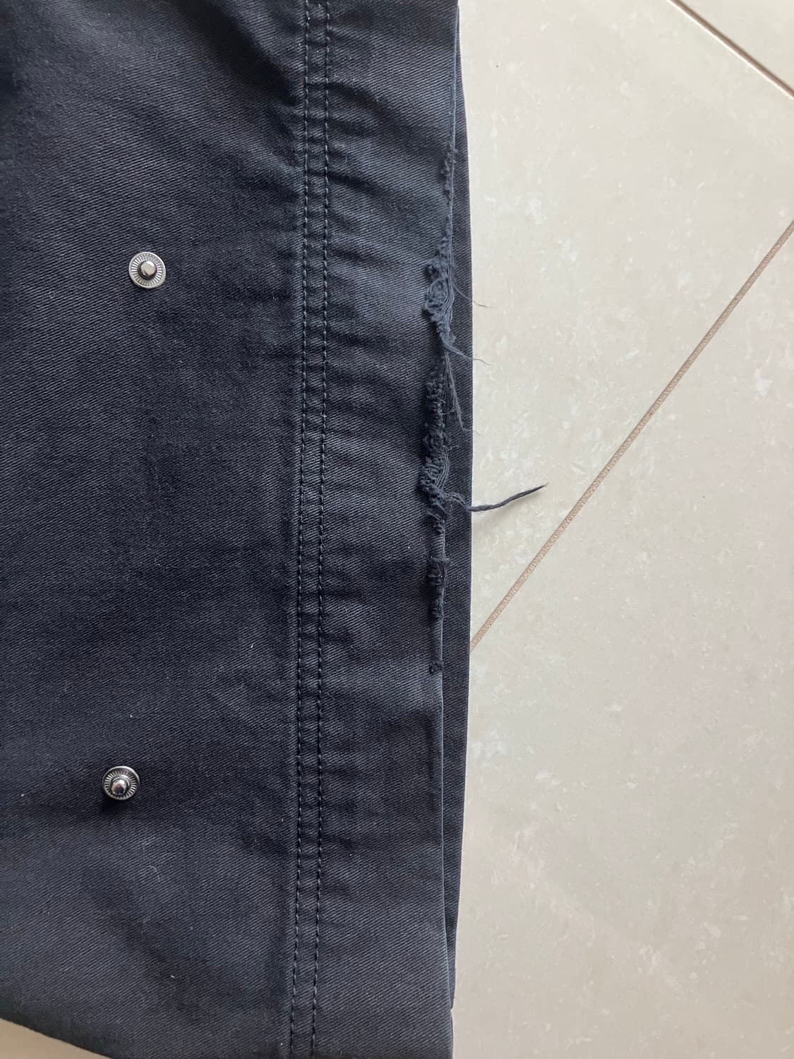 OPUS 0012 Op. 08 MELTED COTTON PANTS BLA 상품이미지4