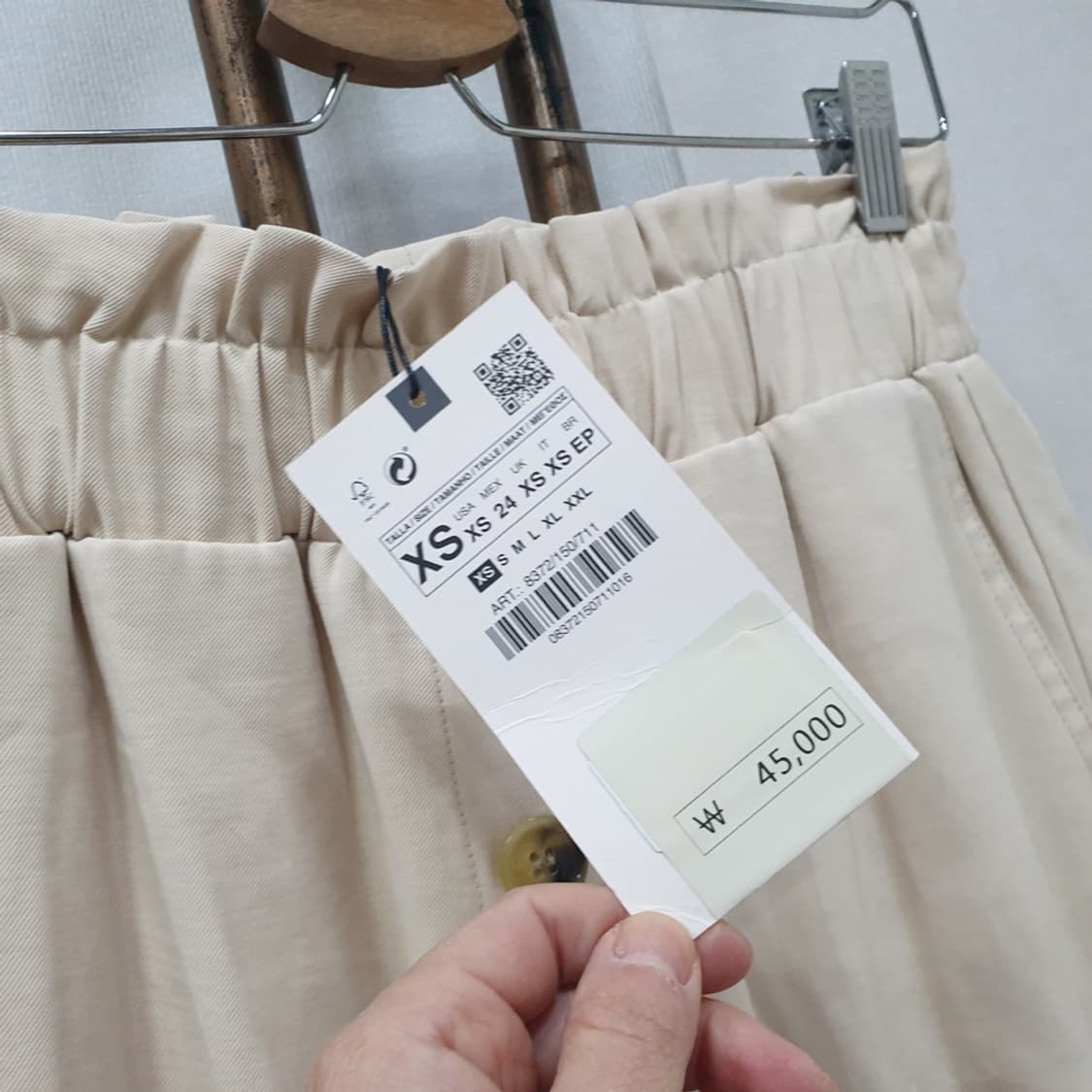 자라 밴딩형 슬랙스 바지 (25-26)새제품 상품이미지3