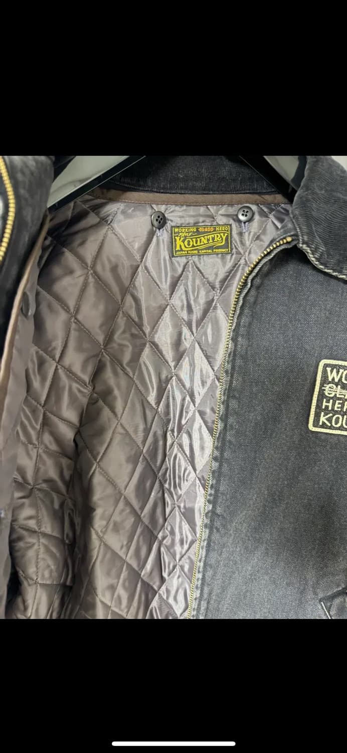 캐피탈 스마일 드리즐러 데님 자켓 상품이미지5