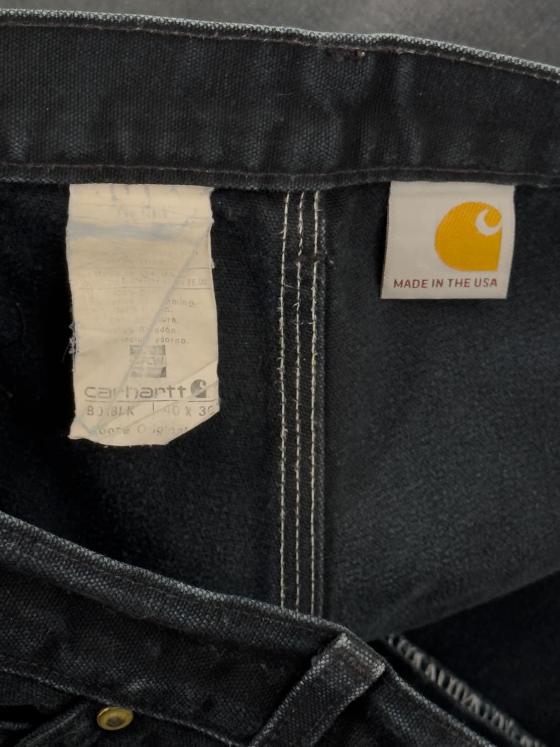 칼하트 USA B01 더블니 워크팬츠 상품이미지9
