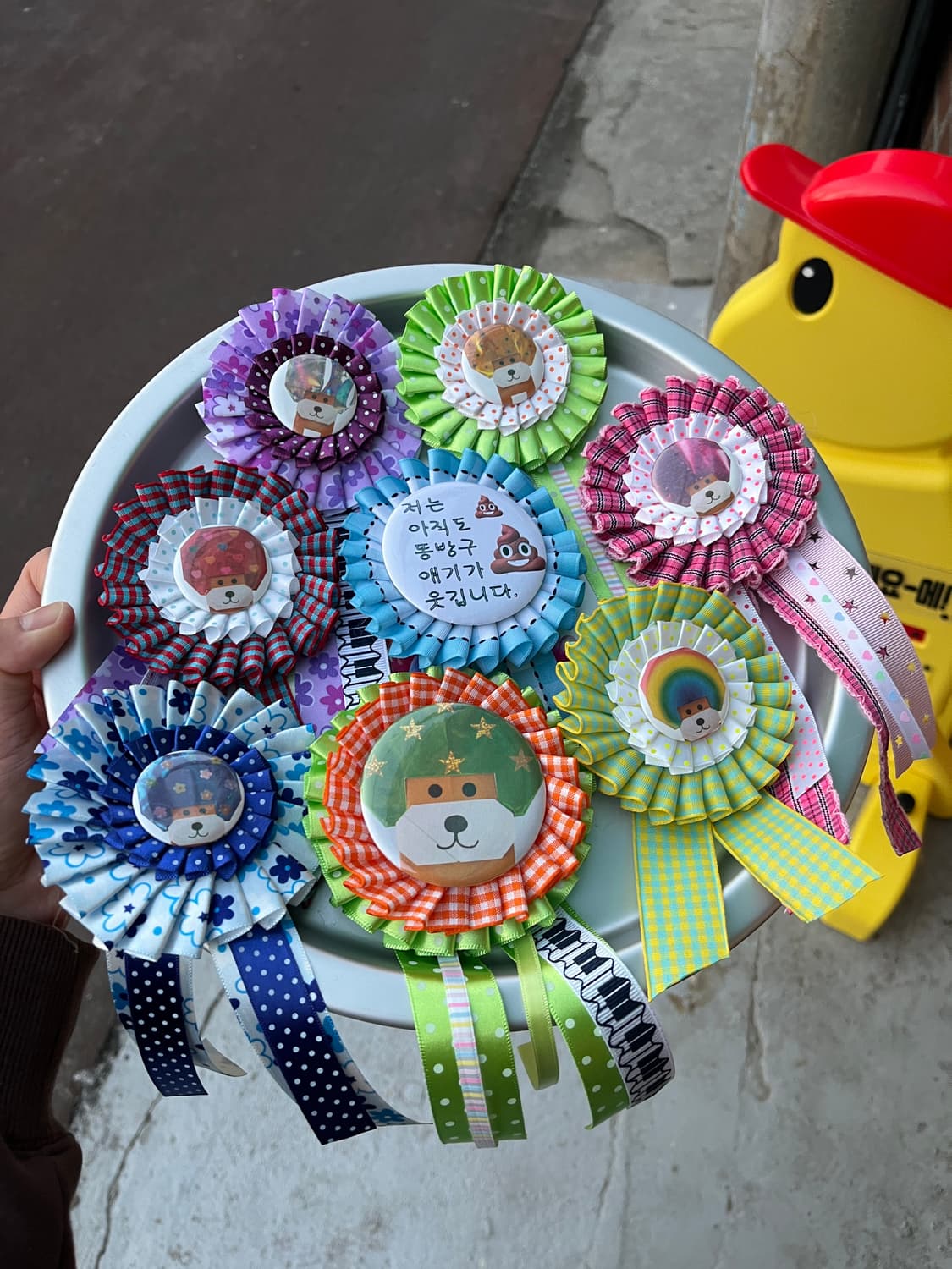 아프로켄 노란 뽀글머리 로제트 🧑‍🎤 상품이미지7