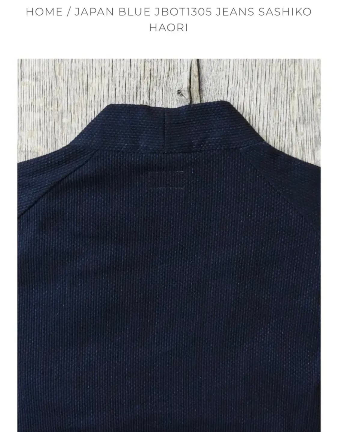 미사용 신품!!japan blue 사시코 하오리 상품이미지8