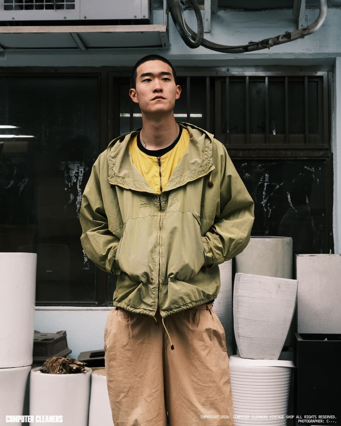 86SS CP컴퍼니 듀얼 레이어 후드 집업 스목 자켓 상품이미지4