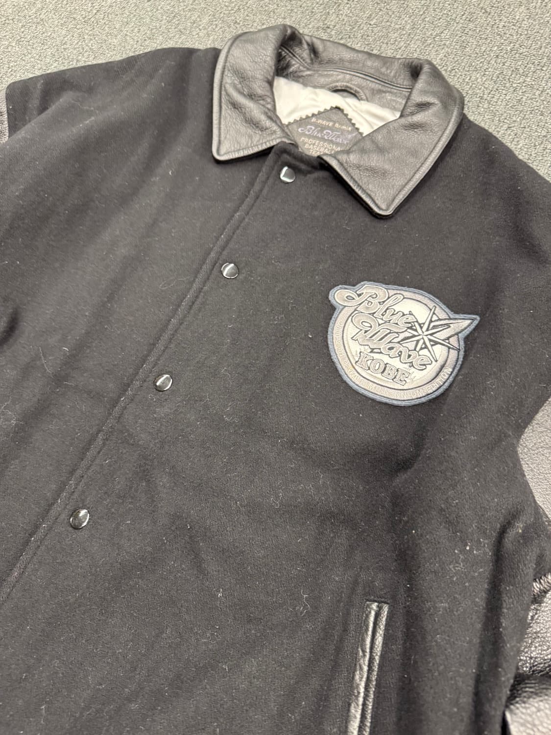 B-wave remix 빈티지 바시티자켓 상품이미지2