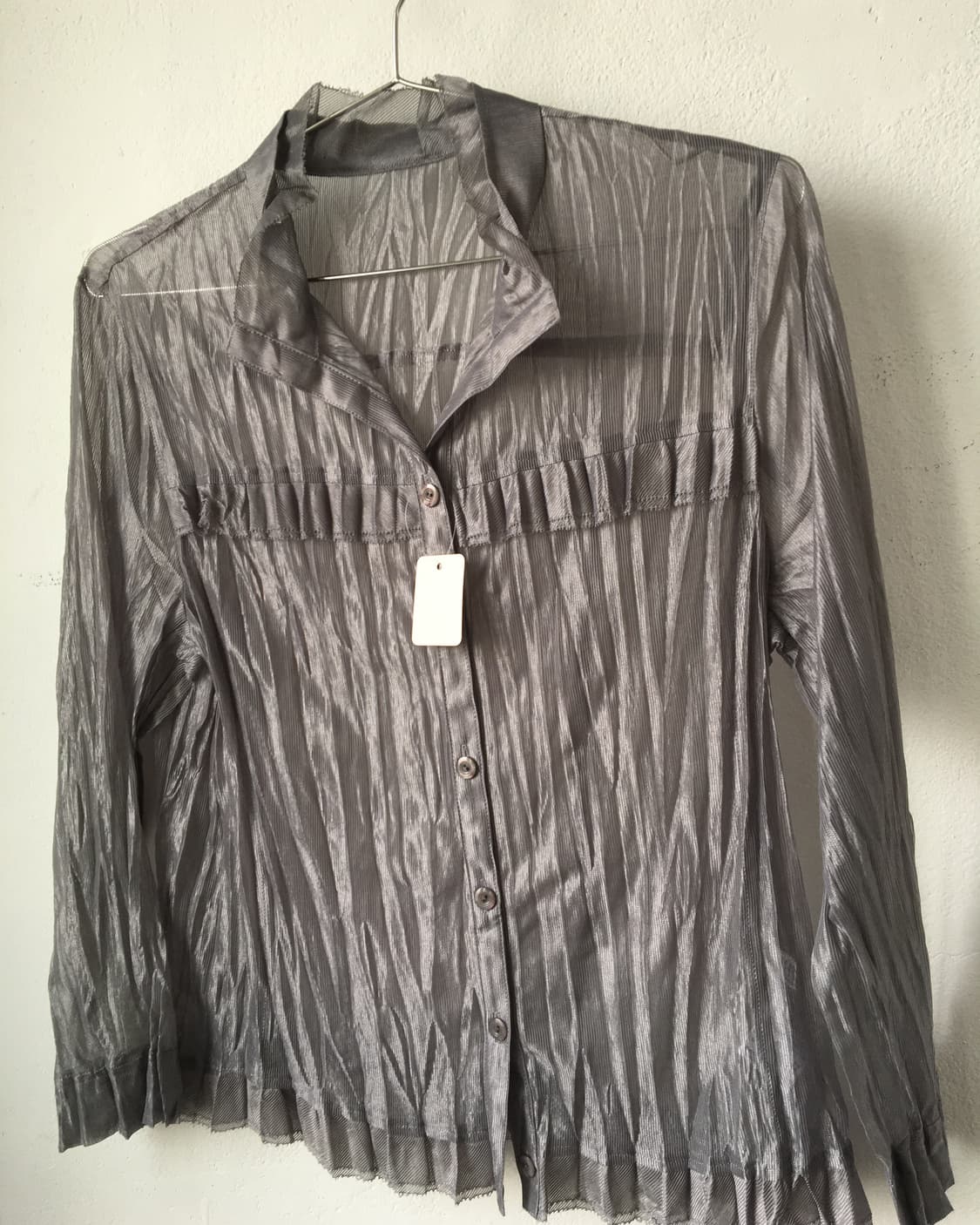 Glossy pleats shirt 상품이미지4
