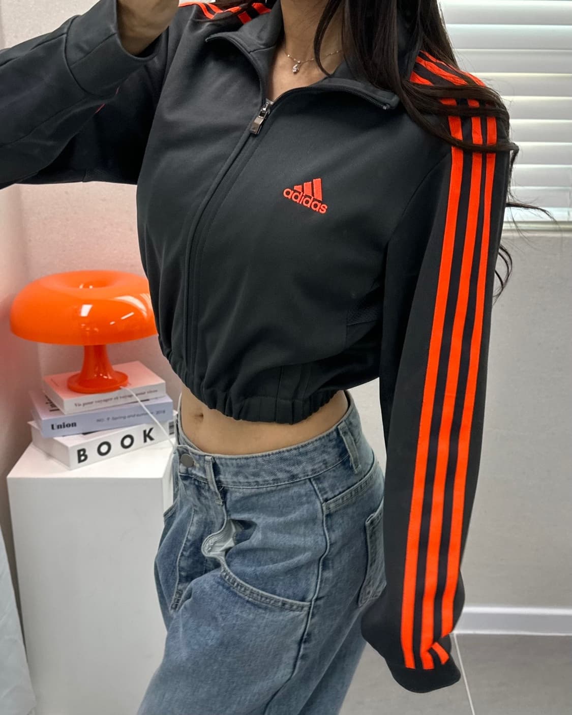 (WOMEN)아디다스 크롭 져지-M749 상품이미지5