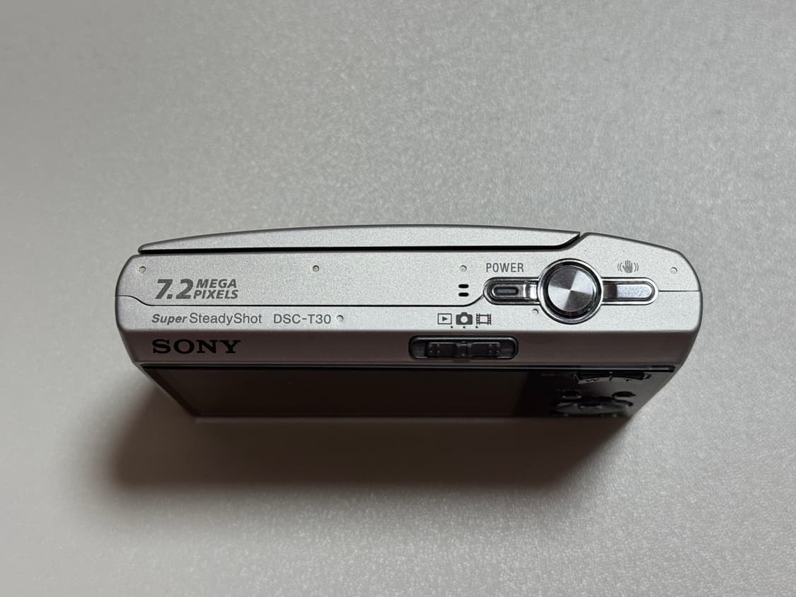 하자품) 작동O 소니 사이버샷 T30 디카 상품이미지3