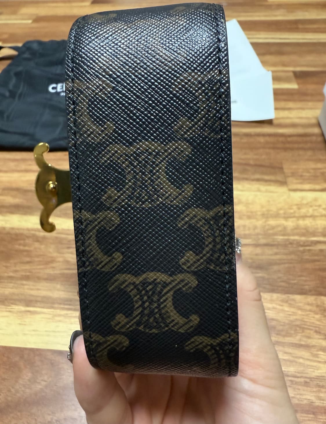 셀린느 미니 클로드 트리오페 탄✨ 상품이미지6